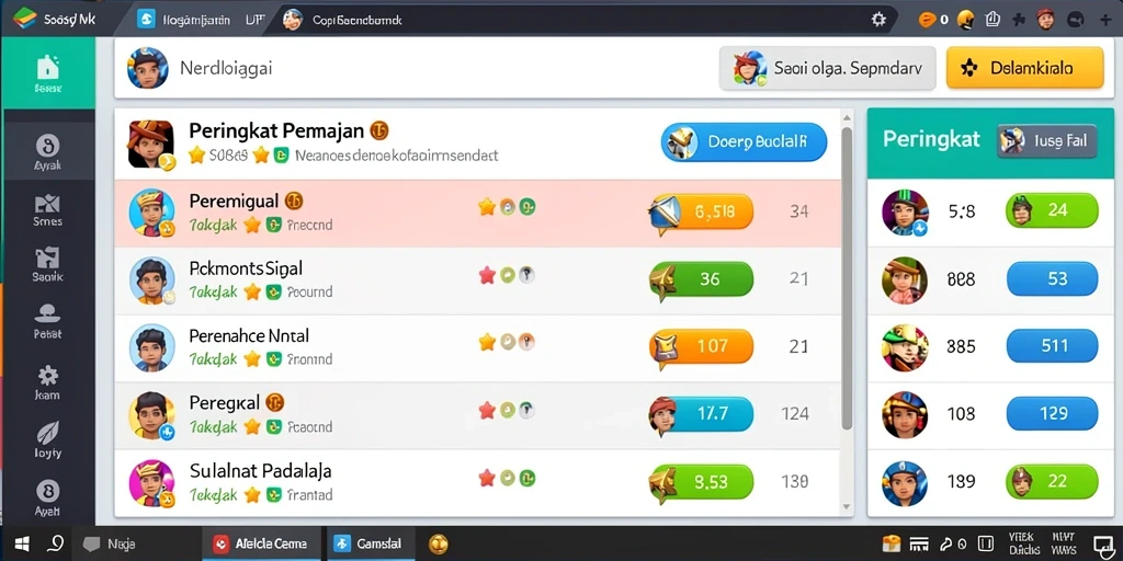 Level penuh tantangan yang menguji kemampuan strategi.