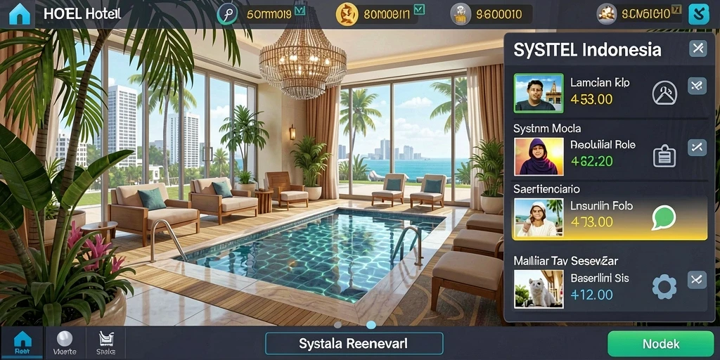 Tangkapan layar dari momen kolaborasi multiplayer yang menyenangkan.