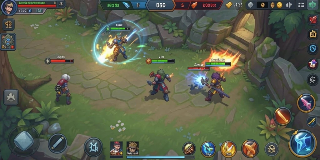 Pemain bersaing dalam mode multiplayer yang mengasyikkan.