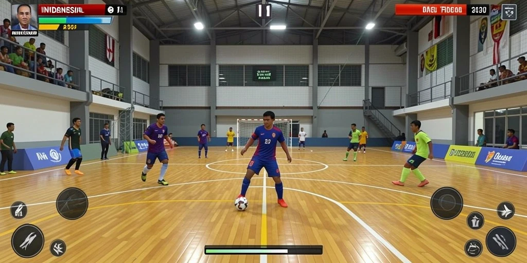 Screenshot menunjukkan aksi seru dalam misi.